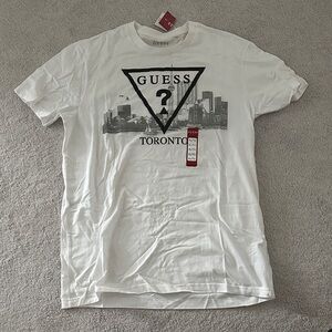 GUESS White Toronto Graphic Tee